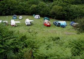 Back down to the campsite