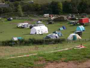 Our 'tranquil' campsite