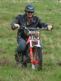 robonbike Rob on trials bike